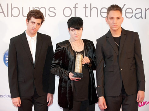 The xx на церемонии Mercury Prize в 2010 году